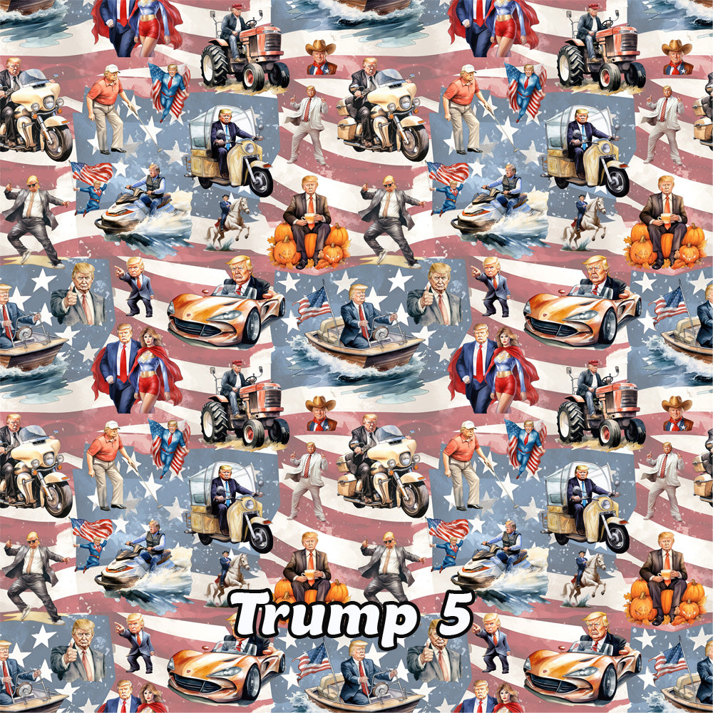 Donald Trump Cotton Fabric 5