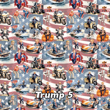 Donald Trump Cotton Fabric 5