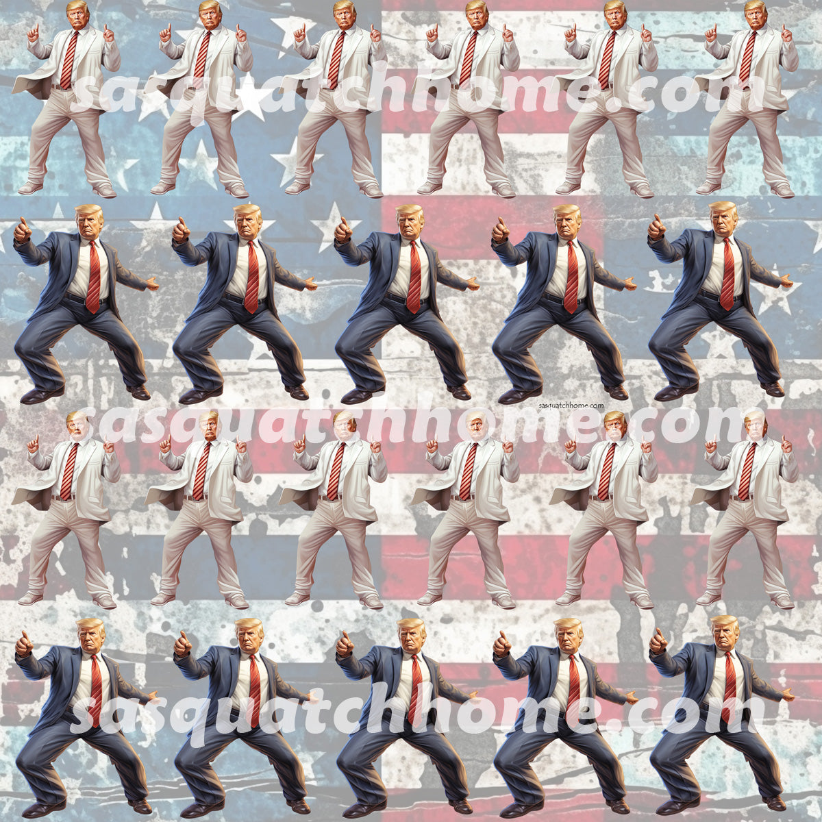 20 Donald Trump Designs, Square Table Lamp with USB Ports, Charger